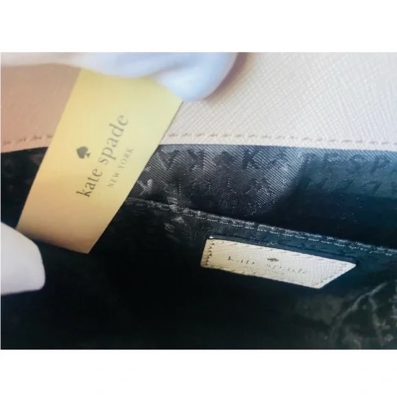 ‼️NWOT KATE SPADE Black and Tan ColorBlock Satchel Crossbody PLUS 12 Item Bundle - Picture 10 of 11